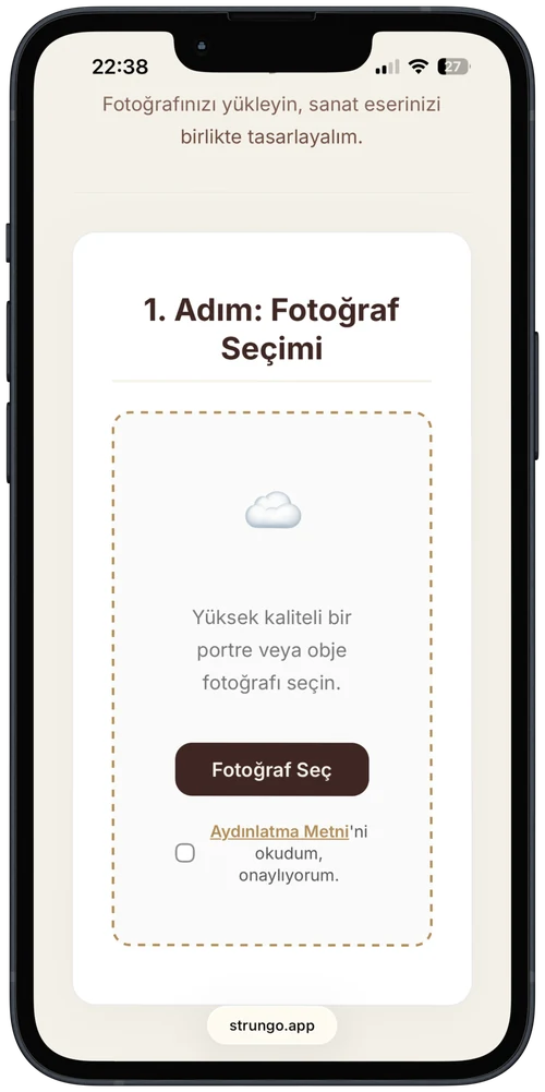 Fotoğraf seçim ekranı